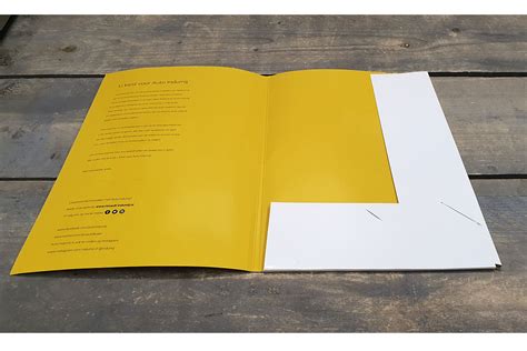 mappen bedrukken kleine oplage